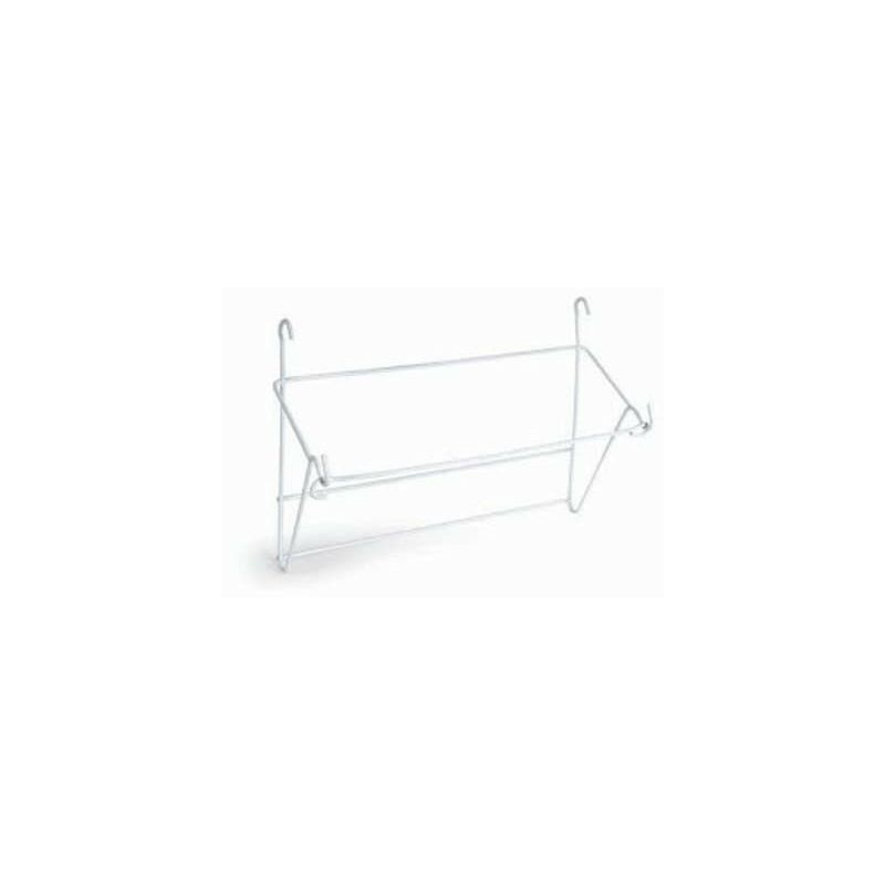 

Soporte para rollo de papel de jaula 1 metro blanco