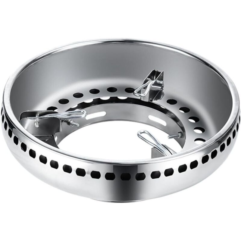 Soporte para sartenes de acero inoxidable de doble capa, anillo de cocción para cocina de gas, resistente a la corrosión, ahorrador de gas, accesorio