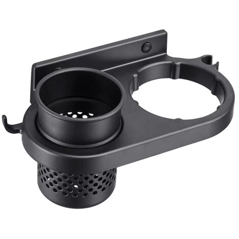 Soporte para secador de pelo, soporte para pinzas para el cabello montado en la pared, soporte para secador de pelo montado en la pared, estante impermeable, soporte para secador de pelo montado en la