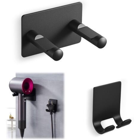 Soporte para secador de pelo supersónico para instalar en el dormitorio, lavadero y baño.