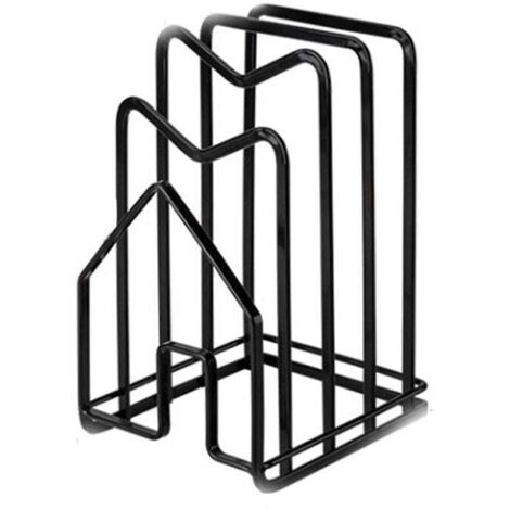 Soporte para tabla de cortar KZQ, organizador para platos, ollas y tapas, para armario de cocina