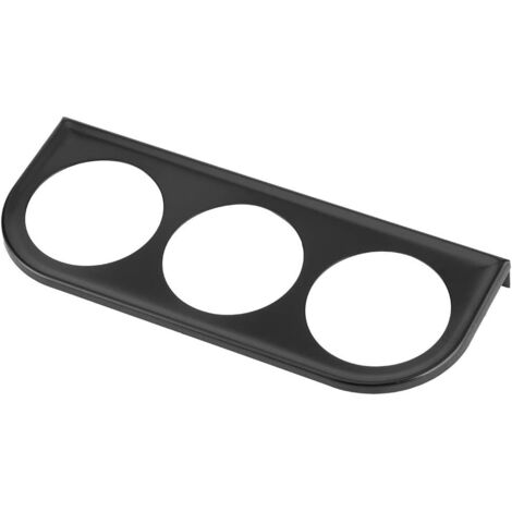 Soporte para tablero de instrumentos, confiable soporte de hierro triple para montaje en automóvil (negro)