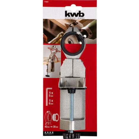 Soporte para taladro 360º hasta diametros 43mm Kwb