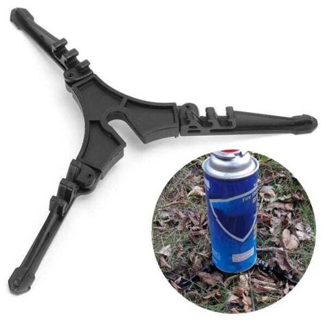 Soporte para tanque de gas de camping, base portátil plegable para tanque de gas para actividades al aire libre.