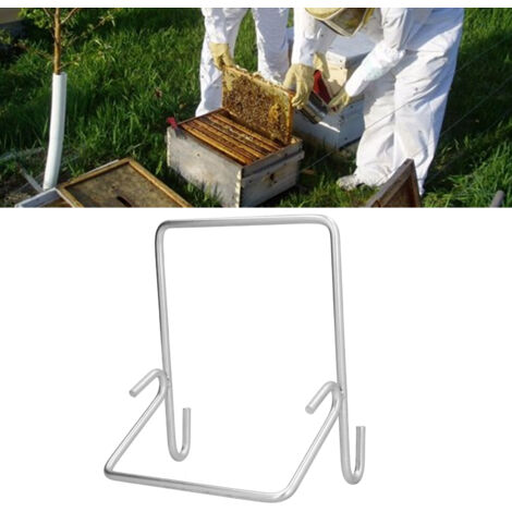 Soporte para tarros de miel – estructura de acero inoxidable de 23 x 19 cm, robusto, portátil, inoxidable, impermeable, antideslizante, apto para líquidos.