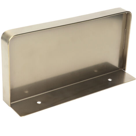 Soporte para teléfono de baño color oro, estante de almacenamiento grueso para teléfono montado en la pared, 185 x 90 mm, accesorio de baño, ahorra espacio, resistente.