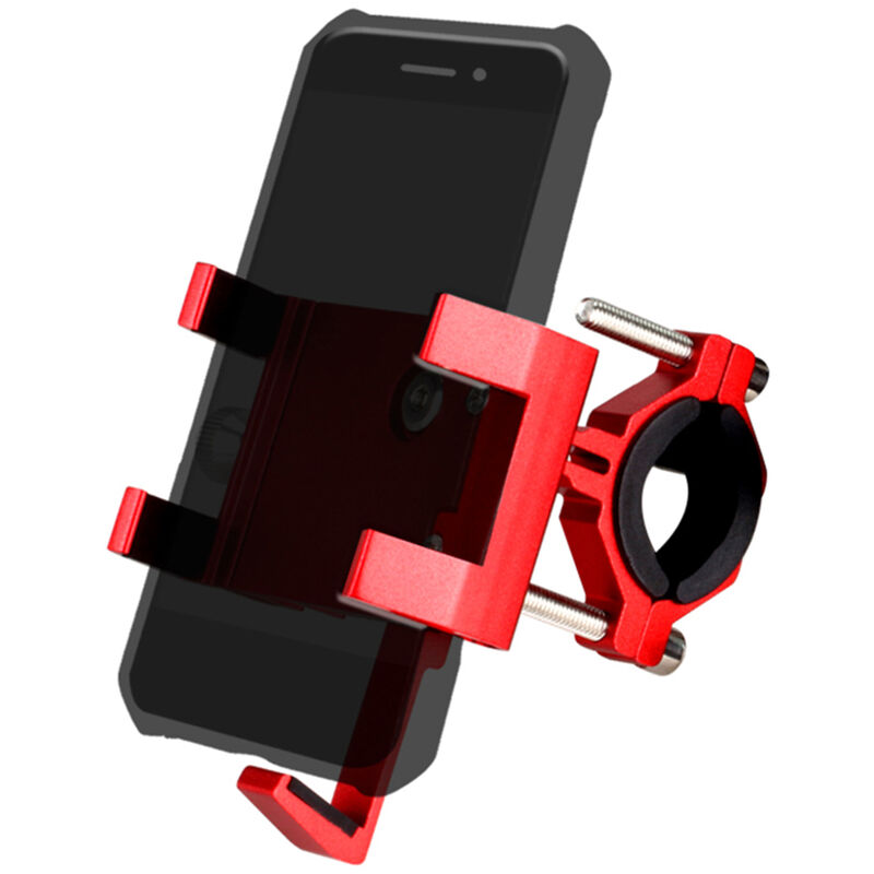 

Soporte para telefono para bicicleta, soporte para telefono de aluminio para bicicleta, con varilla de aromaterapia