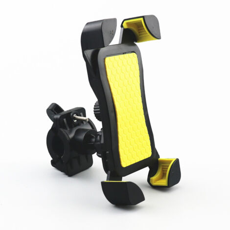 Soporte para teléfono de bicicleta - Universal - Amarillo
