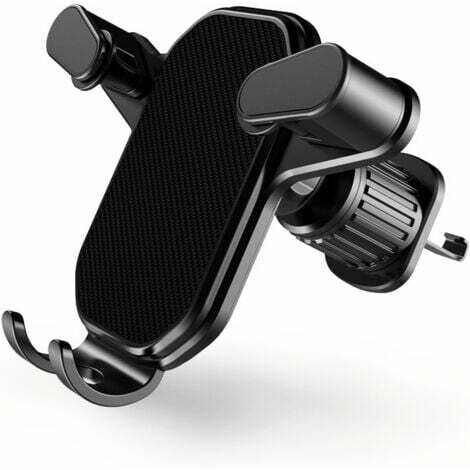 Soporte para teléfono de coche, súper estable, con gancho para ventilación mejorado, manos libres, universal para todos los smartphones.