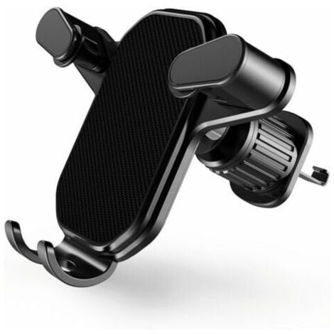 Soporte para teléfono de coche, súper estable, gancho mejorado para las rejillas de ventilación, soporte para teléfono para el coche, manos libres, universalmente adecuado para todos los teléfonos int