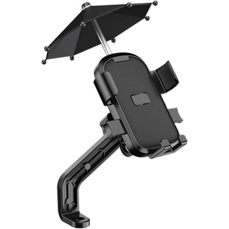 Soporte para teléfono en manillar, soporte para teléfono móvil en bicicleta  Soporte ajustable para teléfono en bicicleta - Soporte flexible para teléfono en motocicleta