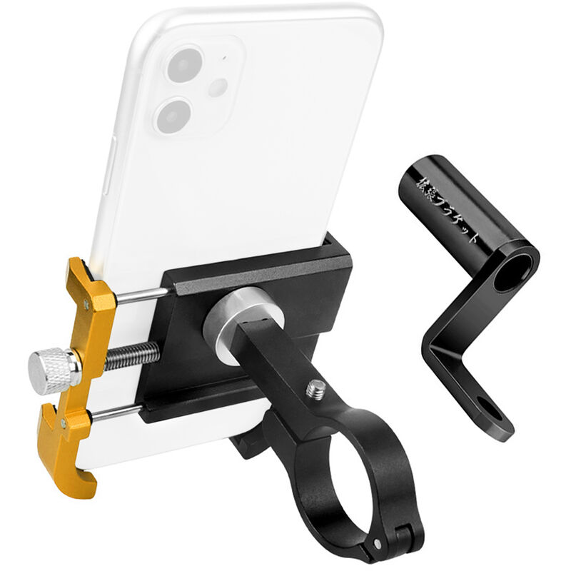 

Soporte para telefono movil de bicicleta de aleacion de aluminio con rotacion de 360 ​​°, soporte ajustable para telefono de motocicleta para