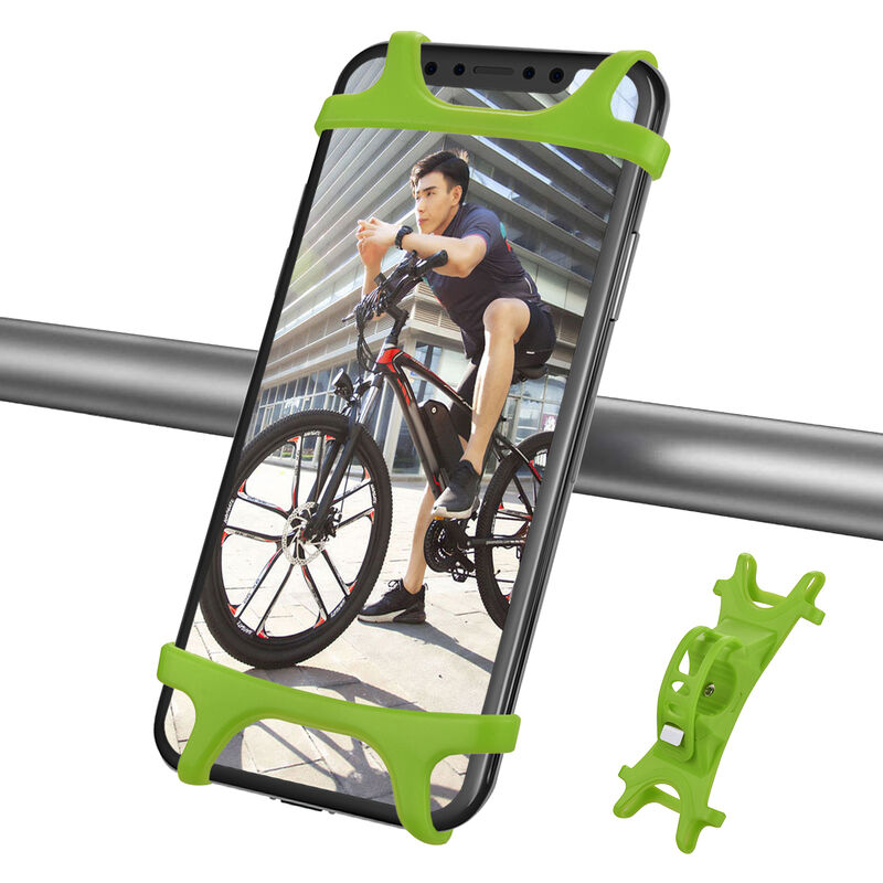 

Soporte para telefono movil para bicicleta con rotacion de 360 ​​° Soporte para telefono de motocicleta ajustable para manillar de bicicleta