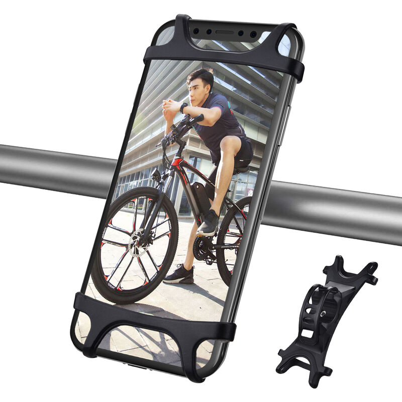 

Asupermall - Soporte para telefono movil para bicicleta con rotacion de 360 ​​° Soporte para telefono de motocicleta ajustable para manillar de