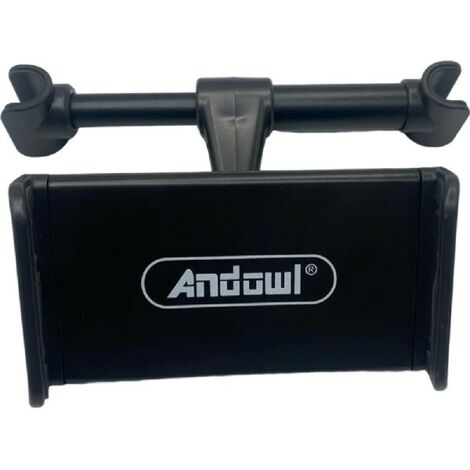 SOPORTE PARA TELÉFONO MÓVIL TABLETA PARA REPOSACABEZAS DE COCHE CON GANCHOS AJUSTABLES Q-ZJ155