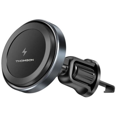 Soporte para teléfono - THOMSON - Magnético - Cargador de coche inalámbrico QI - 15 W