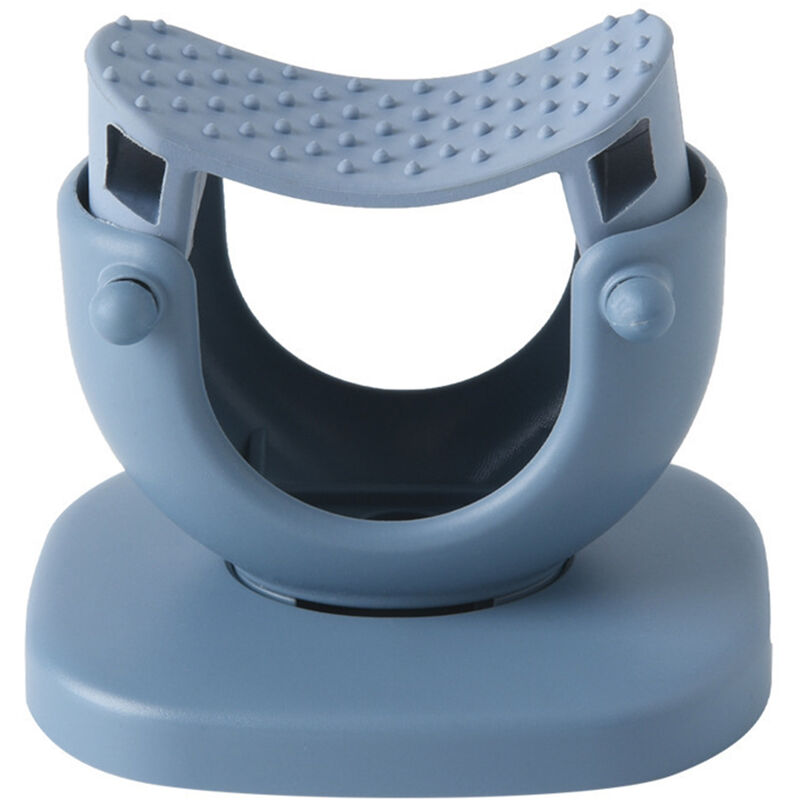 

Soporte para trapeador montado en la pared organizador de escoba para trapeador adhesivo resistente, sin taladrar,Azul - Kkmoon