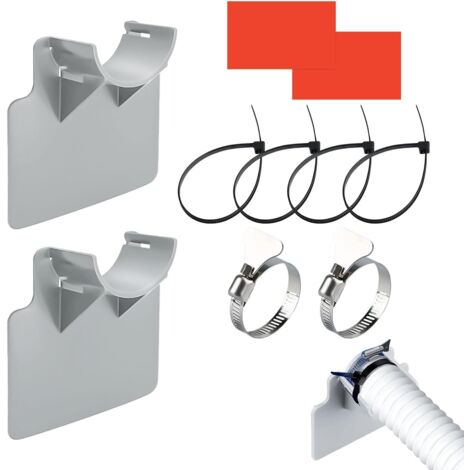 Soporte para Tubería de Piscina,2 Piezas Soporte de Tubo de Piscina,Soportes para Tubos de Piscina de 38 mm,Soportes para Tuberías de Piscina