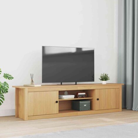 Soporte para TV HILL Marrón miel 158 x 40 x 39.5 cm Pino macizo
