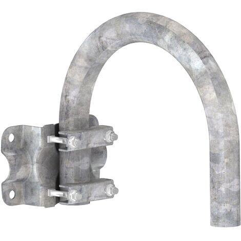 Soporte pared en U para antena de 60 Gris