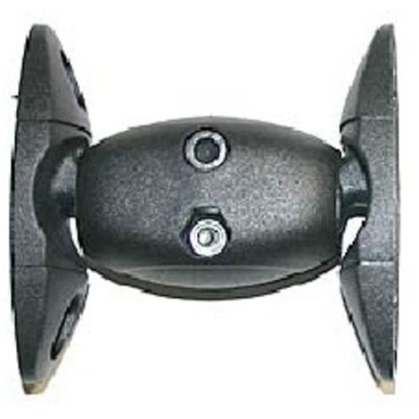 SOPORTE PARED PARA ALTAVOCES  (2 UNIDADES) OMB NEW FLEX ORIENTABLE +-20º GIRO 360º MAX 5K COLOR PLATA