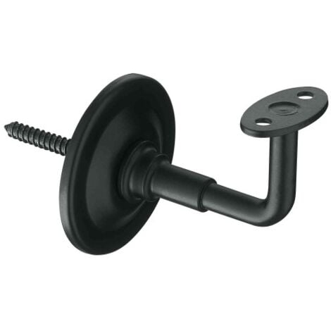SOPORTE PASAMANOS 24 ACERO NEGRO (S) - AMIG