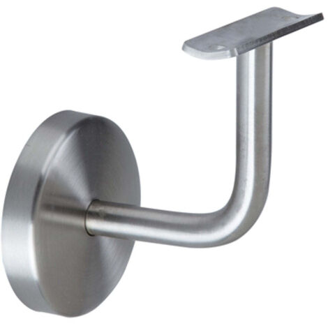Soporte pasamanos acero inoxidable para barandilla tubular interior/exterior