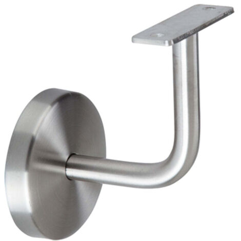 Soporte Pasamanos Inox Barandilla Base Recta