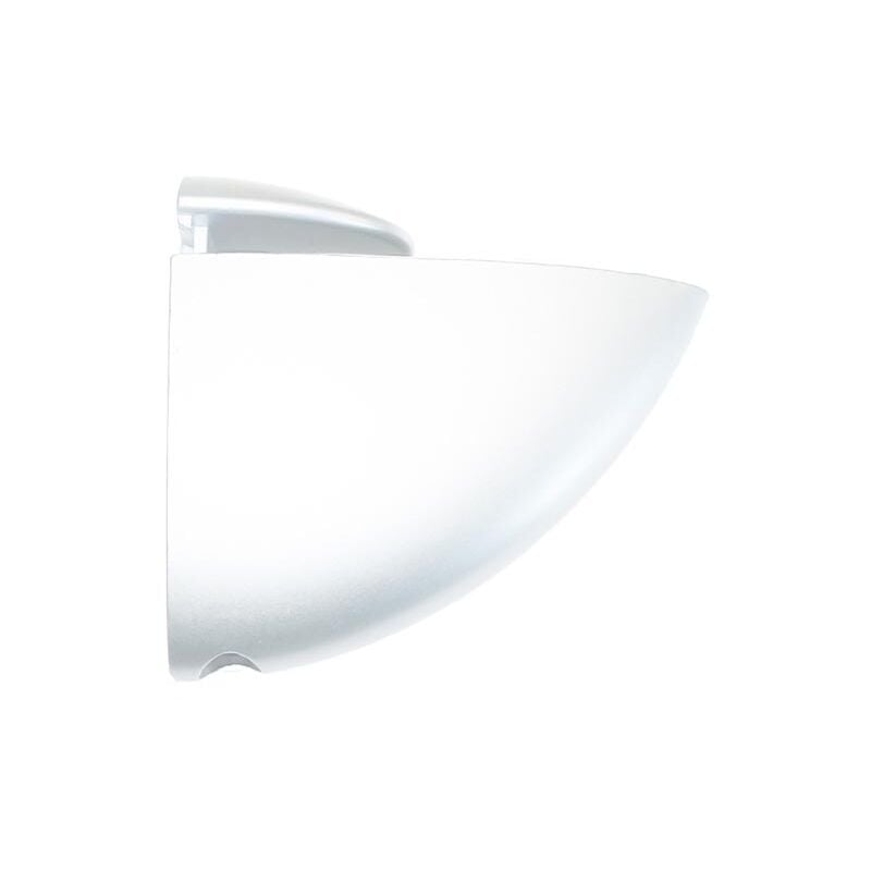 Soporte Pelicano Zamak 75x65mm Ranura24mm Blanco Micel