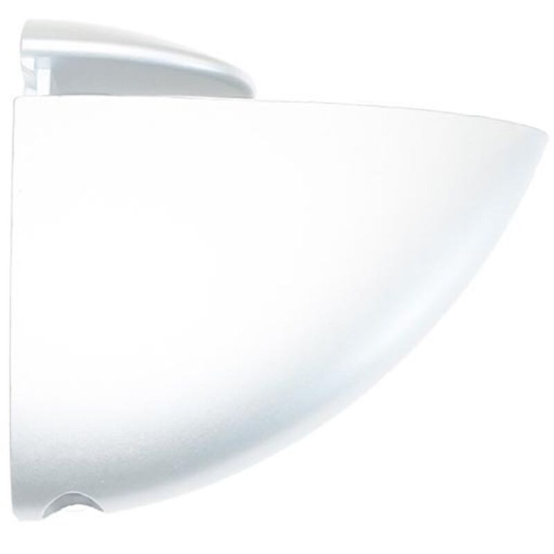 Soporte Pelicano Zamak 75x65mm Ranura24mm Blanco Micel