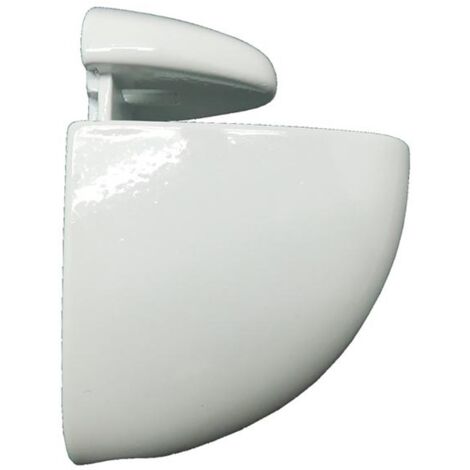 Soporte Pelicano Zamak 42x53mm Ranura24mm Blanco Micel
