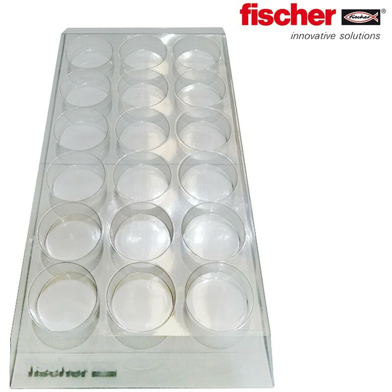 

Soporte Plastico Para 18 Tubos Silicona 508330 Fischer