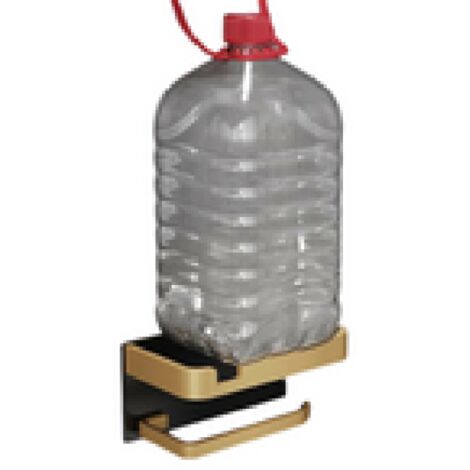 Soporte plateado para teléfono con portapapeles y tarjetero – Para oficina, caja o recepción