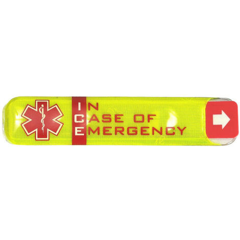 Soporte porta identificación (ICE) para víctimas de accidentes ID10