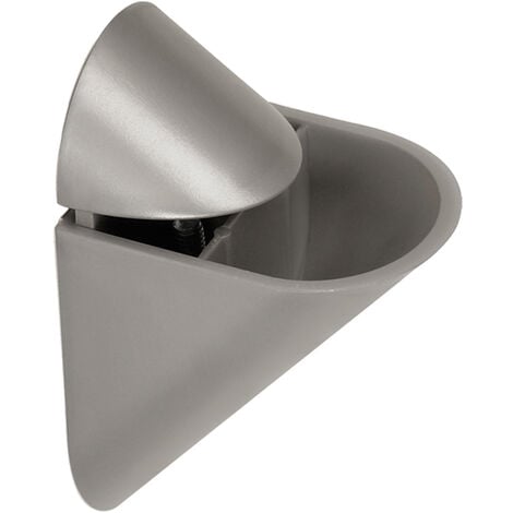 Soporte Regulable para Baldas de Cristal y Madera  Fabricado en ABS  Acabado en Cromo Mate Líquido  Para Baldas con Espesores de 3-24 mm  Medidas 418654 mm  Sistema de Fijación  1 Unidad -