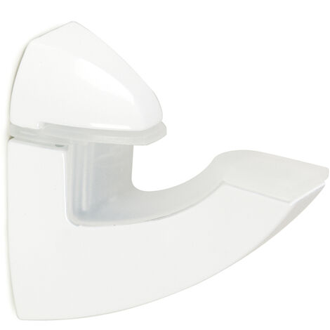 Soporte Regulable para Baldas de Cristal y Madera Fabricado en Zamak Acabado en Blanco Baldas con Espesores de 3-26 mm  Medidas 266264 mm  Sistema de Fijación  2 Unidades -