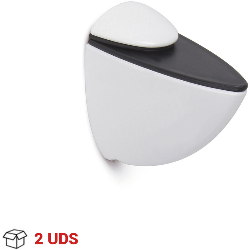 

Soporte Regulable para Baldas de Cristal y Madera | Fabricado en Zamak | Acabado en Blanco- mm | Medidas 28*53*50 mm | Sistema de Fijación
