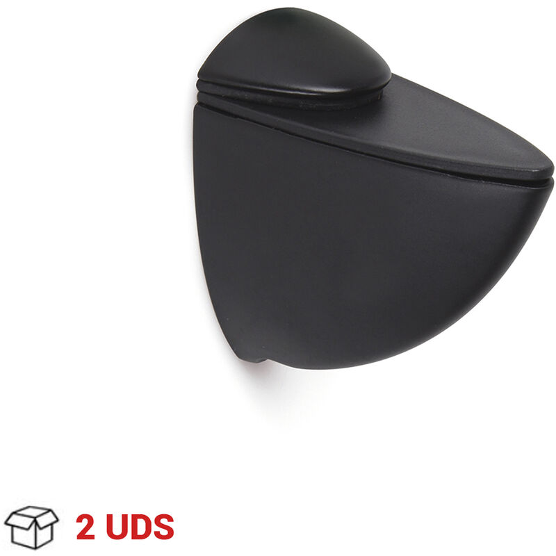 

Soporte Regulable para Baldas de Cristal y Madera | Fabricado en Zamak | Acabado en Negro0-0 mm | Medidas 28*53*50 mm | Sistema de Fijación