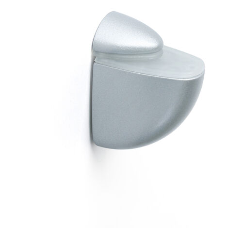 Soporte Regulable para Baldas de Cristal y Madera  Fabricado en Zamak  Acabado en Cromo Mate Líquido  Para Baldas con Espesores de 3-24 mm  Medidas 255540 mm  Sistema de Fijación Atornillado  1 Unidad