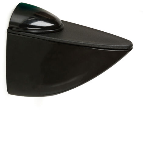Soporte Regulable para Baldas de Cristal y Madera  Fabricado en Zamak  Acabado en Negro  Para Baldas con Espesores de 3-40 mm  Medidas 3988105 mm  Sistema de Fijación  1 Unidad -
