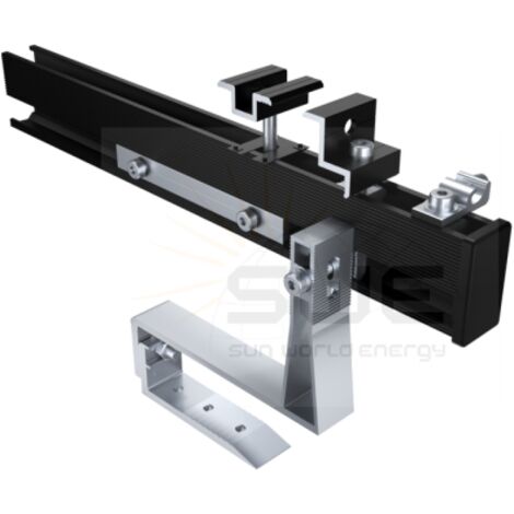 Soporte Salva Teja Para Estructura XH Gris IluminaShop