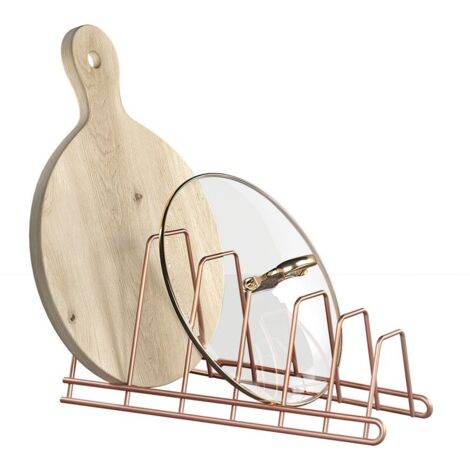SOPORTE TAPADERAS COPPER - 34X15X18CM