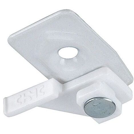 Soporte Techo Con Estribo Para Riel P950 Blanco