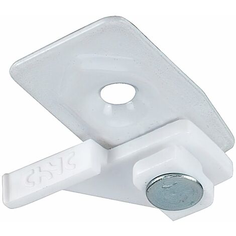 Soporte Techo Con Estribo Para Riel P950 Blanco
