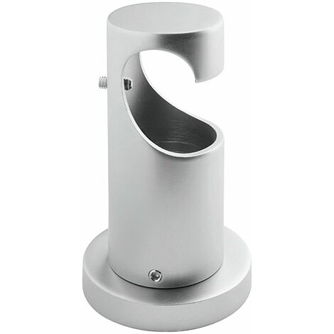 Soporte Techo Largo Zirconio 20 mm. Niquel Mate