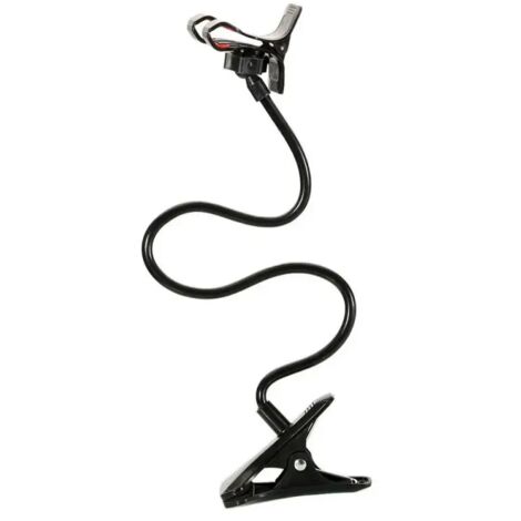 Soporte téléphone portátil universal flexible y regulable à 360°, soporte paresseux pour lit/bureau, 1 pieza