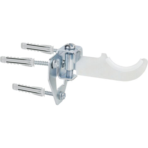 Soporte triangular ajustable para radiador de aluminio - Zincado 95 mm - Caja de 50