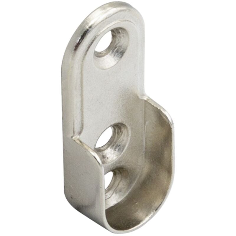 

Soporte lateral barra oval niquel 15x22 mm.