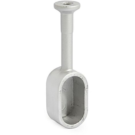 soporte tubo ovalado 20x15 para soporte estante texas. tipo tapado