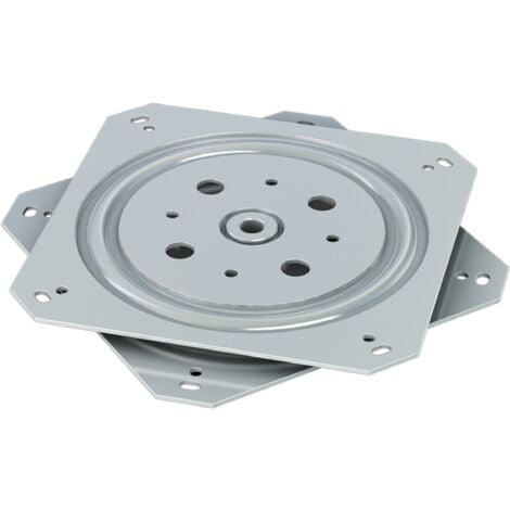 Soporte T.V. Giratorio Zincado 155-155   - Plataforma giratoria para instalar bajo un sobre de madera.